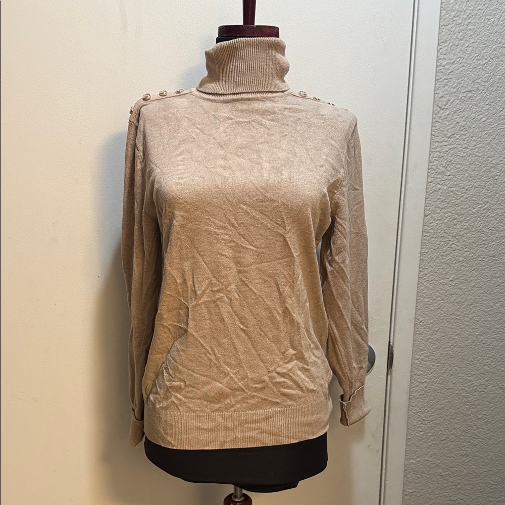 Joseph A Tan Turtleneck Sweater